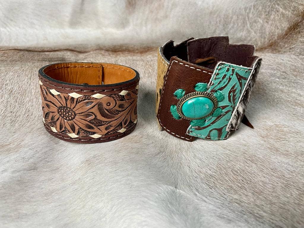 Tooled leather Bracelet