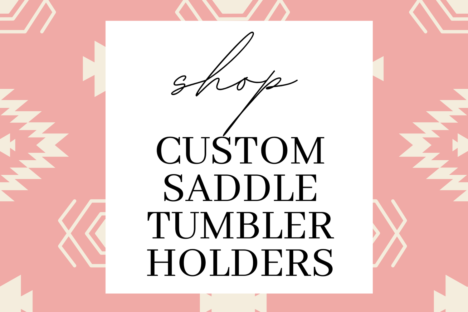 Custom Saddle Tumbler Holders