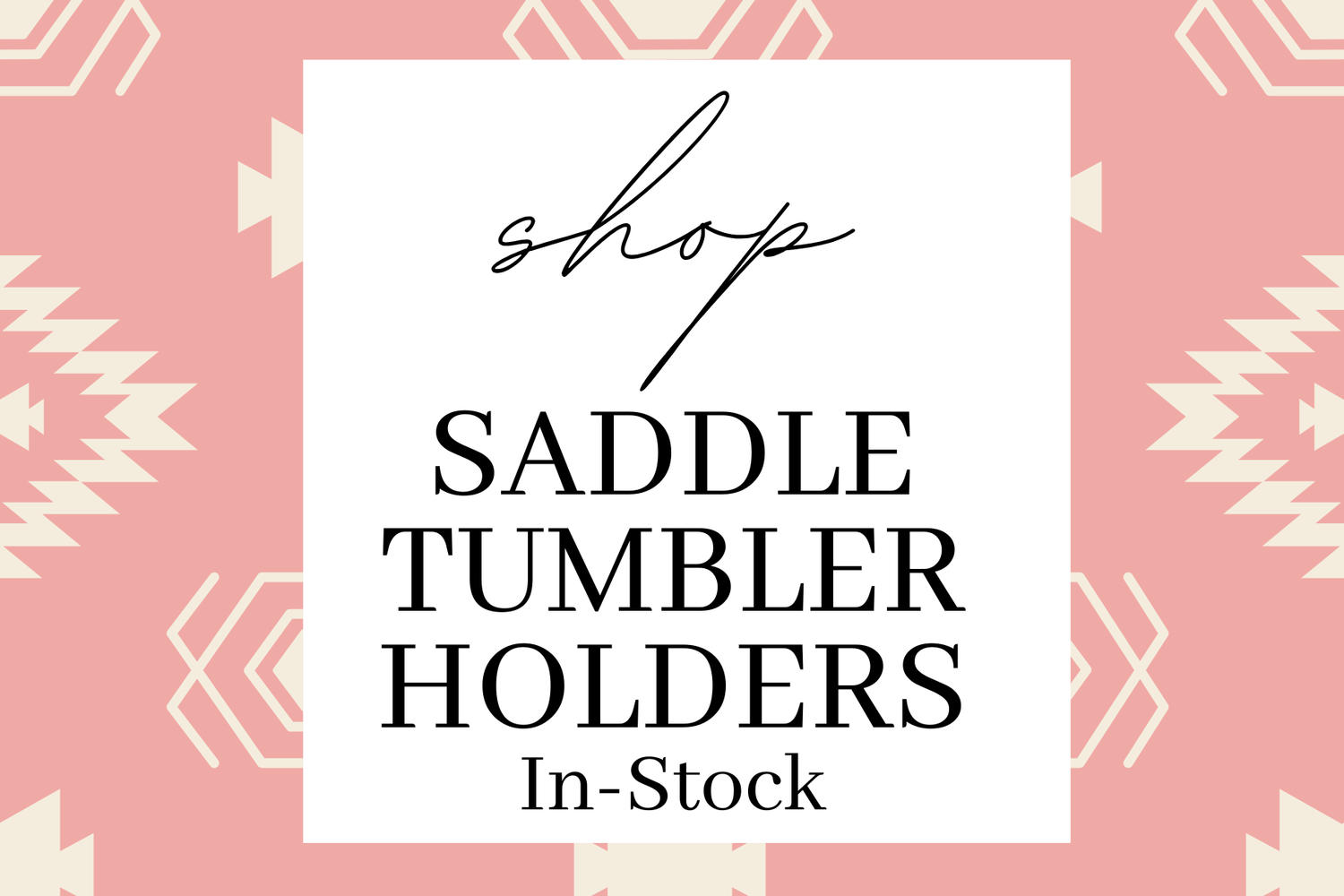 Saddle Tumbler Holders- In Stock
