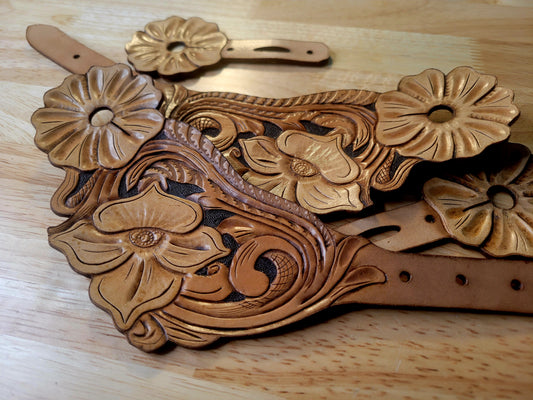 Floral Spur Straps